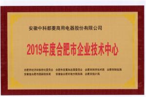 2019年度合肥市企业技术术中心